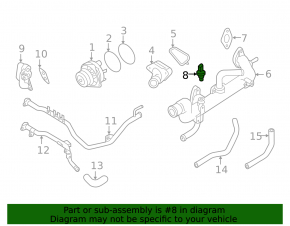 Coolant Temperature Sensor Nissan Maxima A36 16-23