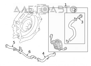 Coolant pump for Kia Niro 17-22 EV, HEV, PHEV