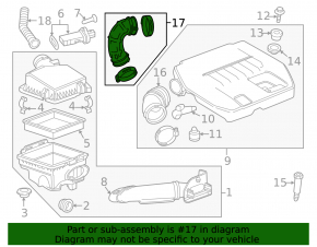 Chevrolet Volt 11-15 Air Duct