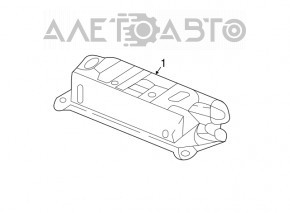Trunk door handle with number plate light Honda CRV 17-22 LX