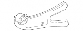 Rear right longitudinal arm Lexus RX350 RX450H 10-15
