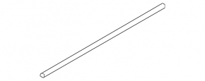 Inner glass seal for the front right door of an Audi E-Tron 19-23