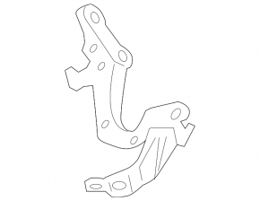 Hood hinge left Lexus IS250 IS300 IS350 06-13