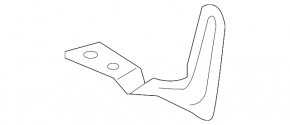 Left front mudguard liner for Toyota Rav4 21-25 plug-in