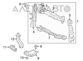 TV panel radiator Honda HR-V 16-22 TW