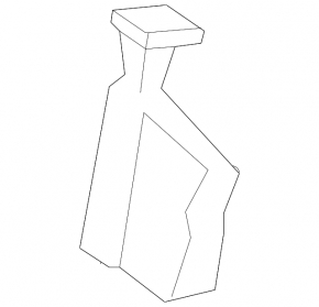 Front right door glass guide Kia Forte 19-24