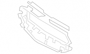 Upper radiator duct for Mercedes X247 GLB 20-26 M260