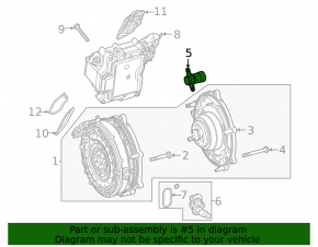Starter-generator flange Mercedes W167 GLE 450 20-23