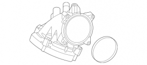 Air duct for Mercedes A-class V177 19-22 M260 intermediate manifold
