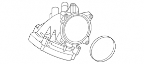 Air duct for Mercedes A-class V177 19-22 M260 intermediate manifold