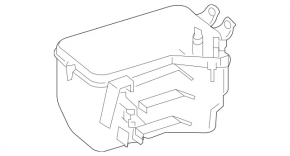 Mercedes Metris W447 16-23 underhood fuse box housing