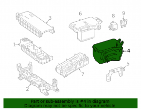 Mercedes Metris W447 16-23 underhood fuse box housing