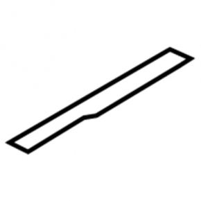 Door sill outer front left Lincoln Nautilus 19-23 black