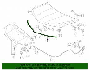 Hood Seal Lincoln Nautilus 19-23