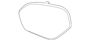 Right mirror element for Lincoln Corsair 20-26