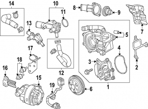 Mazda CX-90 24-26 PHEV Water Pump