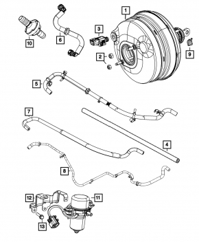 Vacuum pump Dodge Journey 11-