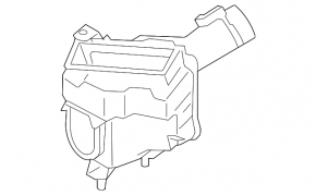 Right air filter housing for Infiniti QX50 14-17 3.7