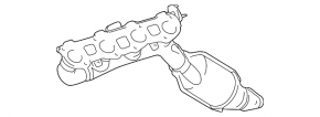 Right exhaust manifold with catalytic converter for Lexus GX470 03-09