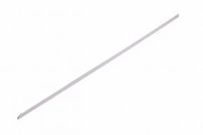 Molding center door trim lower rear left Chevrolet Volt 11-15 chrome, scratches, broken clips, pressed