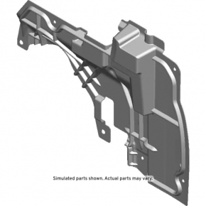 Engine protection side arch left Cadillac ATS 13-14 rwd