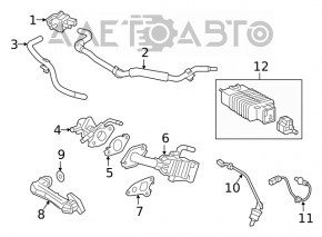 EGR valve Toyota Avalon 19-22