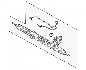 BMW X3 E83 03-10 Servtronic steering rack