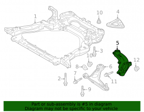 Front left axle shaft Mitsubishi Outlander 22-25 2.5