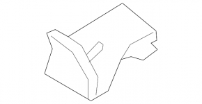 Right 2nd row seat heating duct for Audi E-Tron 19-23
