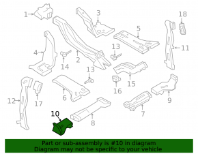 Right 2nd row seat heating duct for Audi E-Tron 19-23