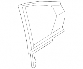 Door glass triangle rear left BMW 3 G20 19-