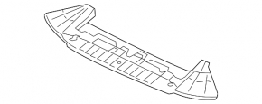 Subaru Legacy 20-25 front bumper center lower mount