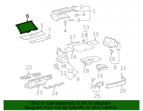 Lexus GS300 GS350 GS430 GS450h 06-11 Rear Curtain Computer and Motor