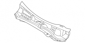 Kia K5 21-24 metal windshield wiper pan