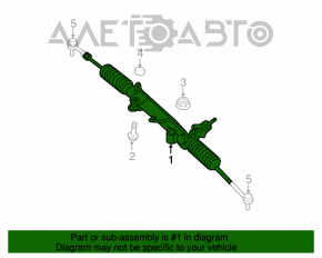 Steering rack Jeep Grand Cherokee WK2 11-15 3.6 RWD