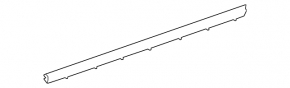 Glass seal inner front left Toyota Prius 30 10-15