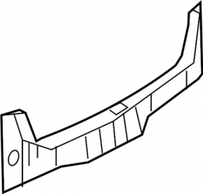 Trunk opening trim Infiniti Q50 14- without spare wheel