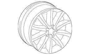 Wheel disk R18 Audi A4 B8 13-16