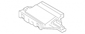 Bracket for Voltage Converter Control Module Porsche Macan 15-