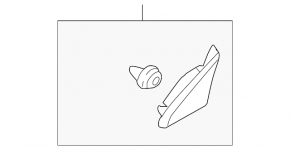 Side Mirror Cap Front Right Subaru Outback 10-14