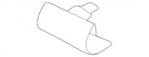 Mercedes W167 GLE 53/63 21-26 front bumper towing hook cap
