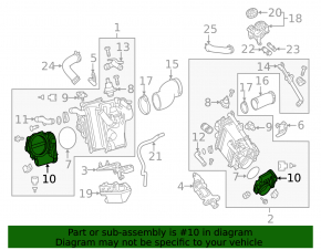 Throttle valve Mercedes GLS-class X166 15-19 3.0