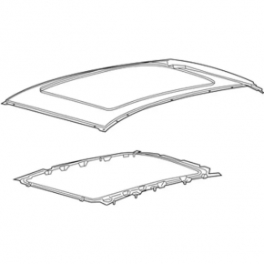 Lincoln MKC 15-19 metal roof with panoramic windows