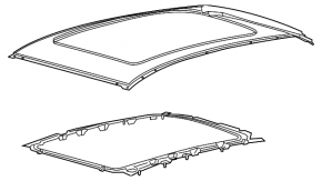 Lincoln MKC 15-19 metal roof with panoramic windows