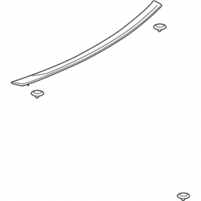 Ford Mustang mk6 15-23 Convertible Trunk Lid Spoiler