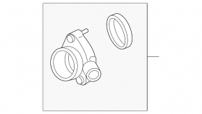 Air duct connector Audi Q8 19-25 3.0T MHEV to the turbine