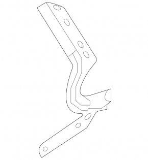 Left hood hinge for Volkswagen ID.4 21-25