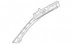 Roof pillar front right VW Jetta 11-18 USA