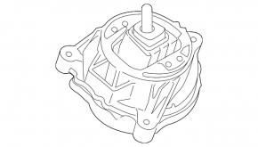 Engine mount right BMW F30 12-18 awd type 2