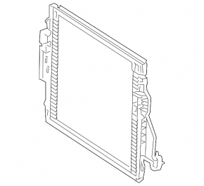 Mercedes S-Class W221 S550 Air Conditioning Radiator Condenser